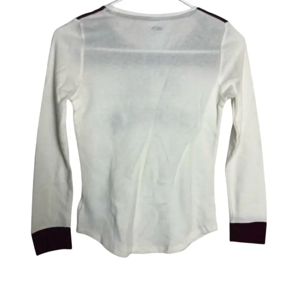 Old Navy Thermal Football- Style Tee for Girls